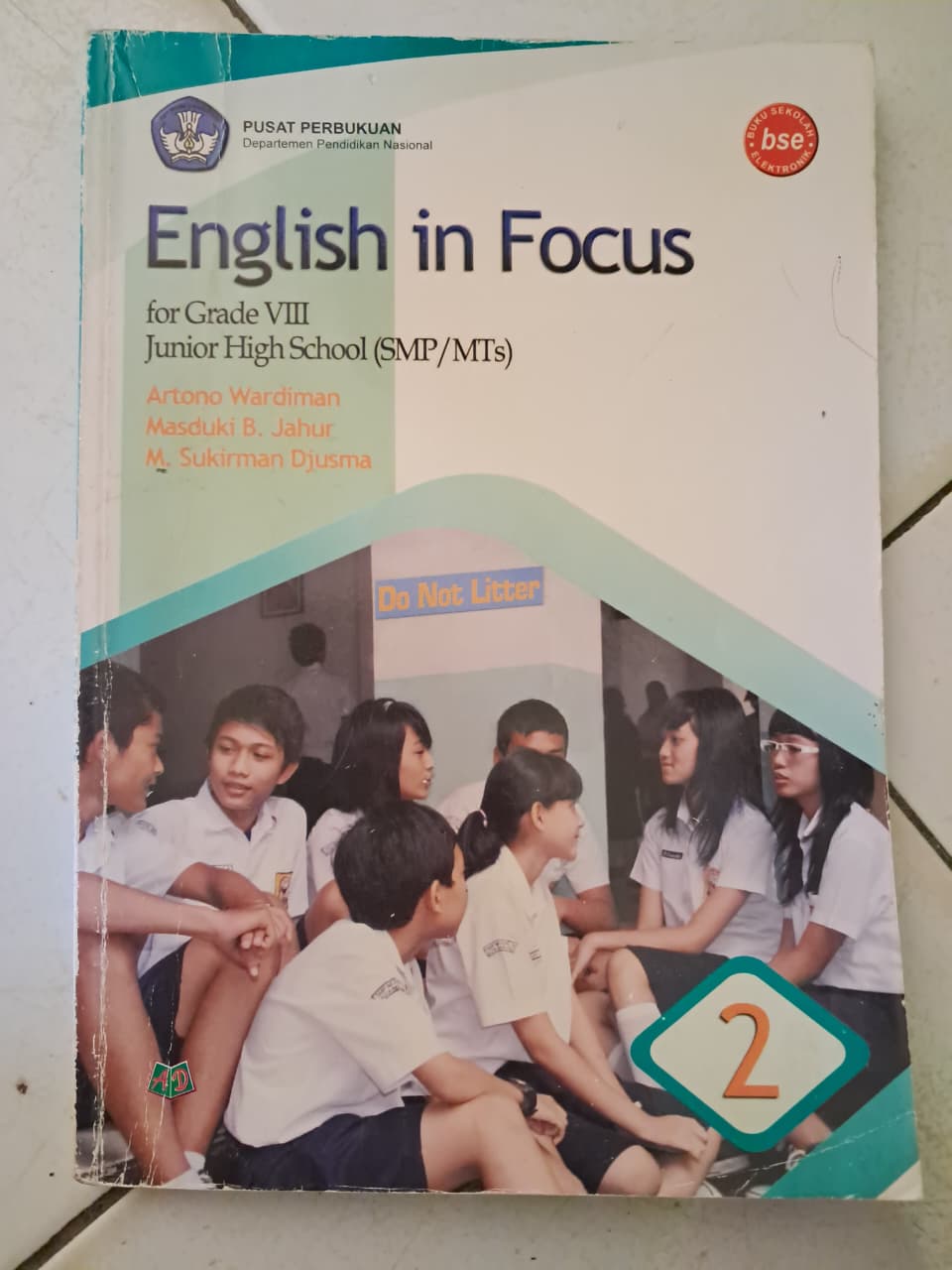English in Focus 2 for Grade VIII Junior High School